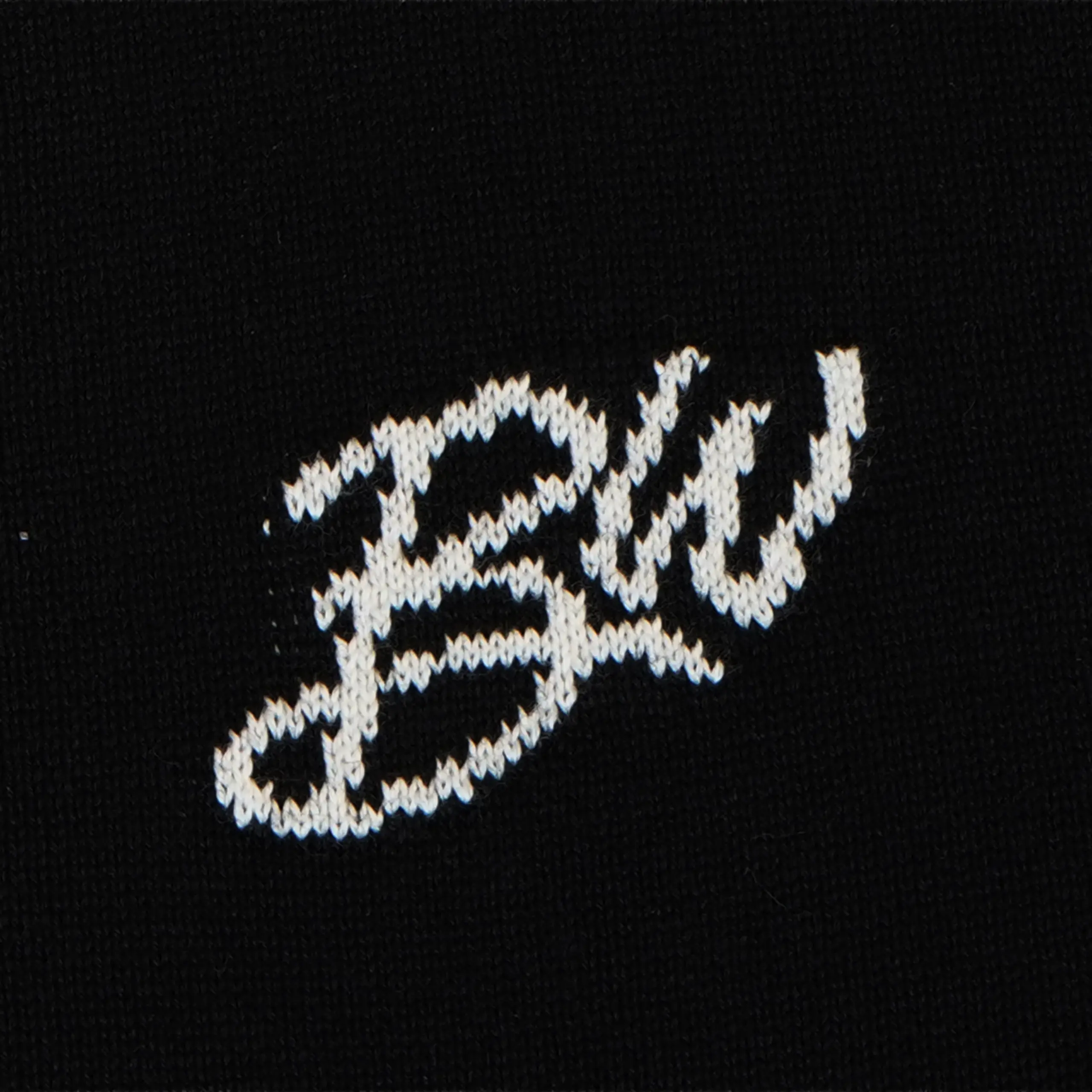 Zip-up full sleeves knitted polo - Image 3