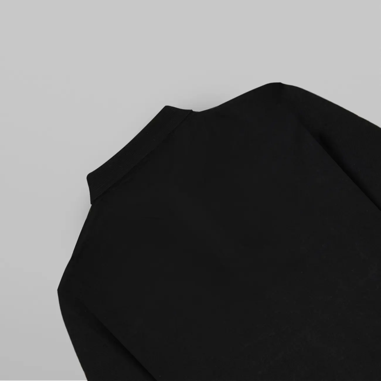 Zip-up full sleeves knitted polo - Image 5
