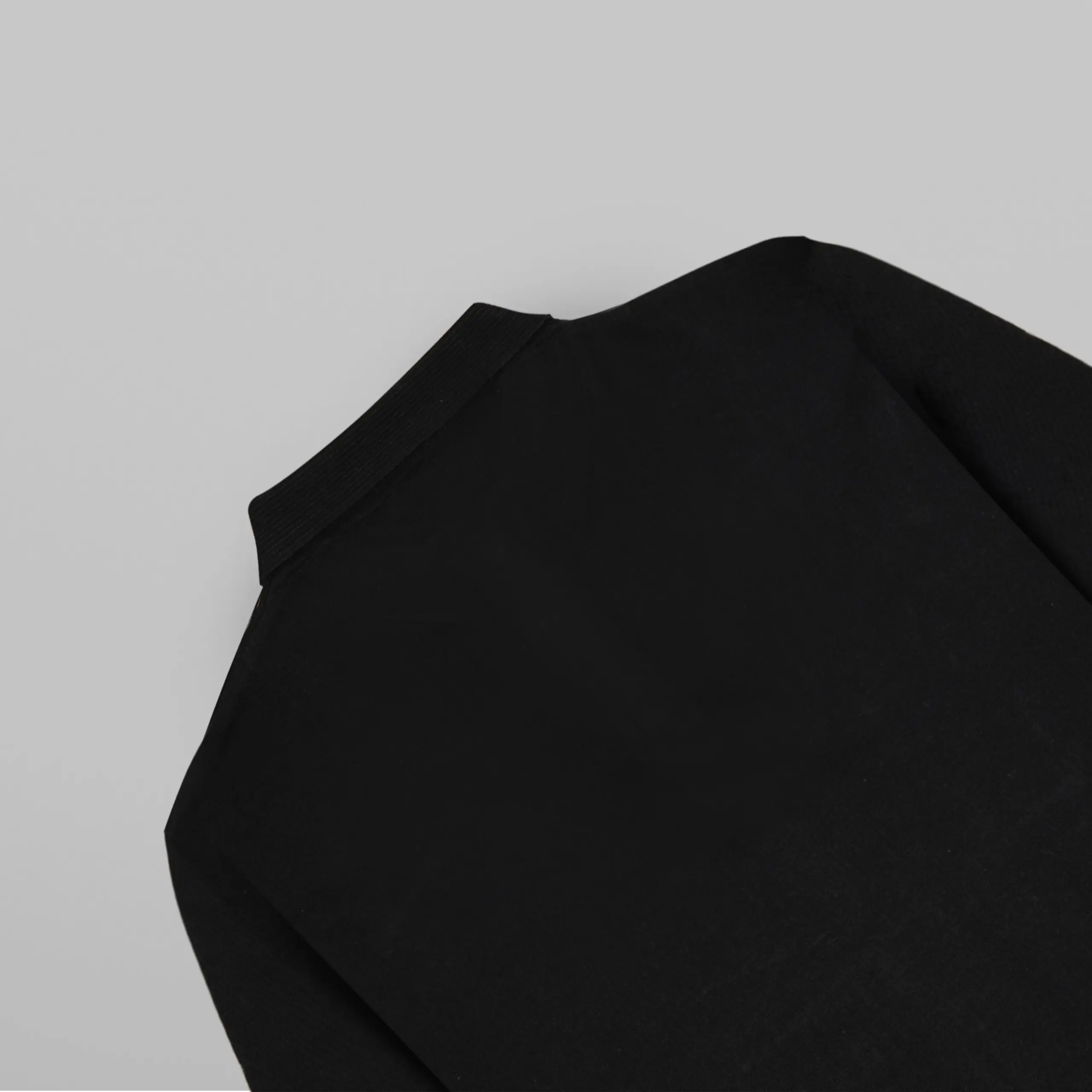 Zip-up full sleeves knitted polo - Image 5