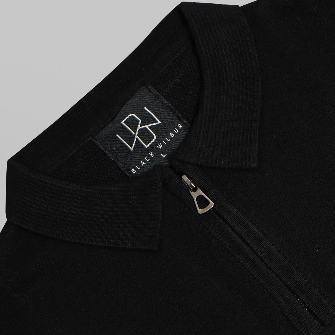 Zip-up full sleeves knitted polo - Image 7