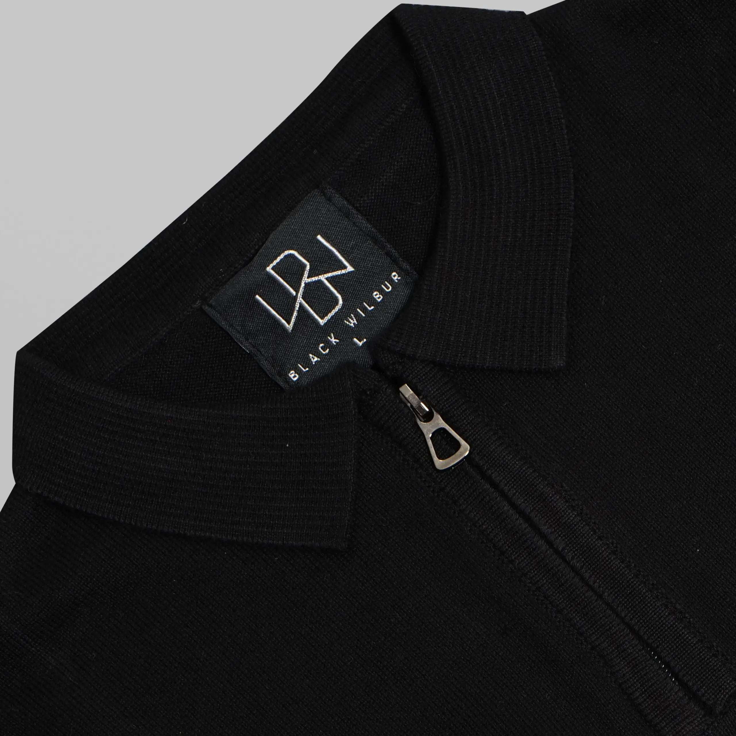 Zip-up full sleeves knitted polo - Image 7