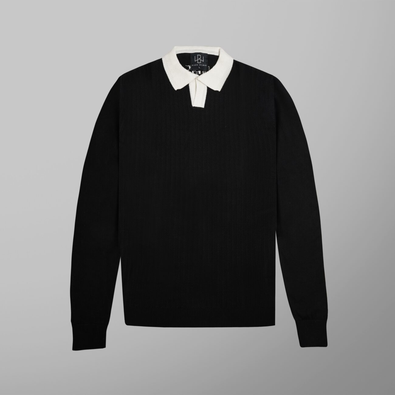 BW Contrast Collar Full Sleeve - Image 2