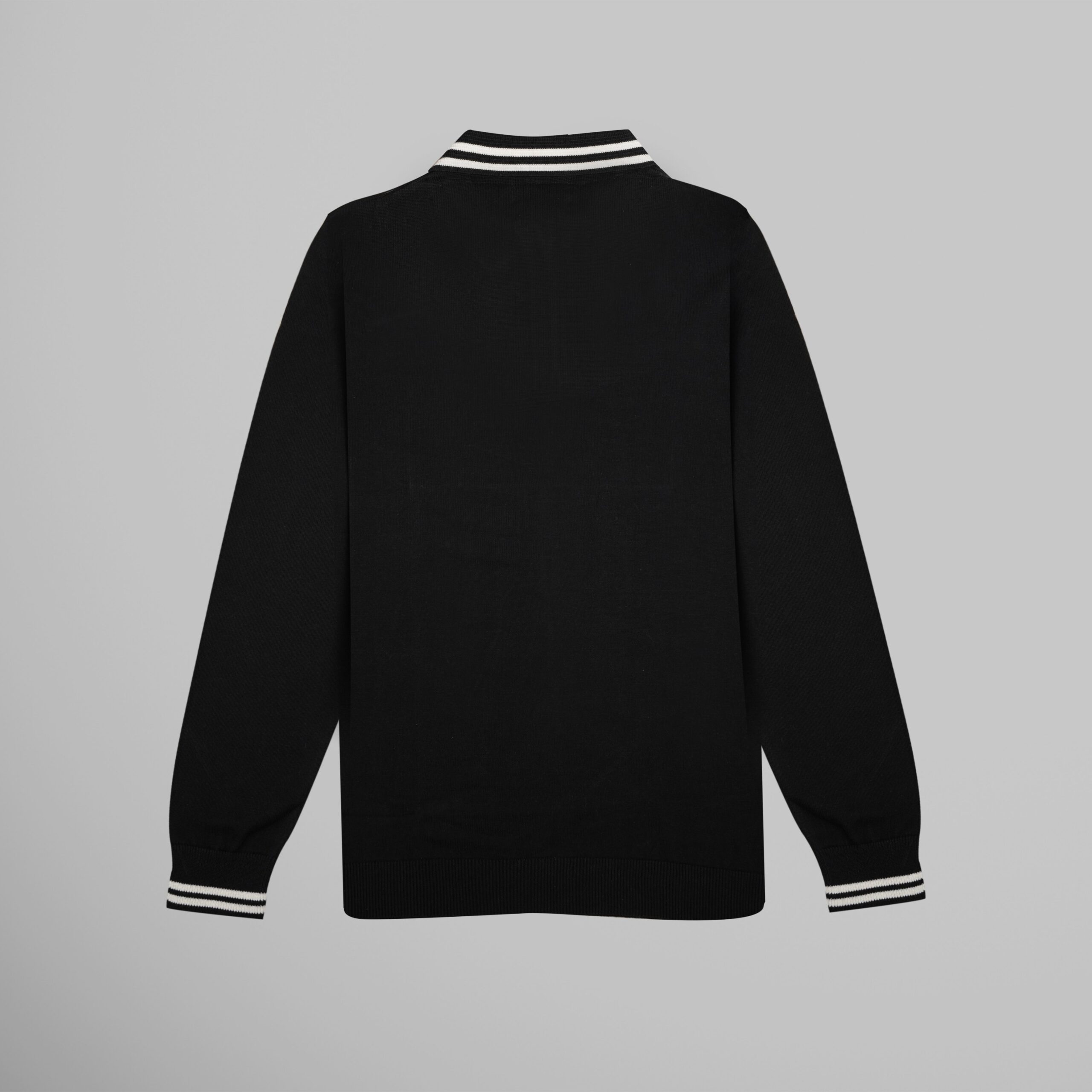 Zip-up Dual Tone Full Sleeves Knitted - Image 2