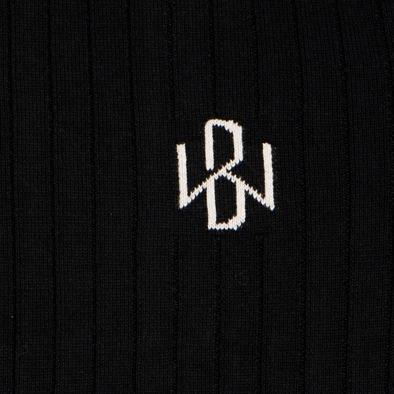 Bar Knitted Full Sleeves Polo - Image 4