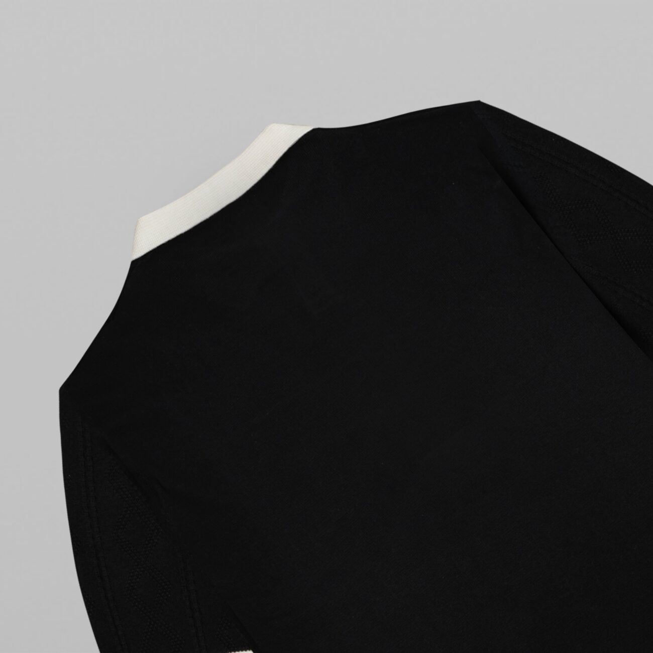 Contrast Rib Knit Polo - Image 3