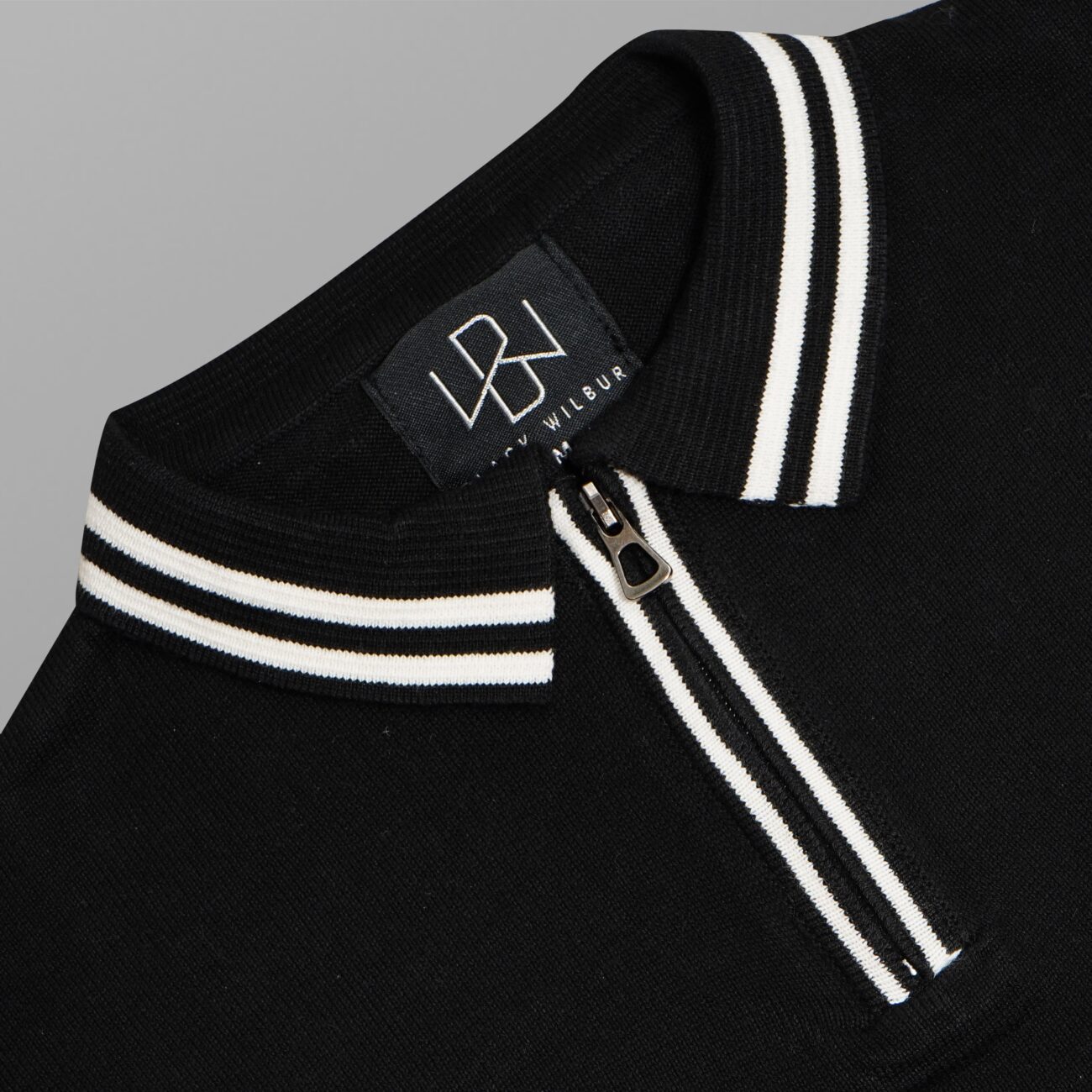 Zip-up Dual Tone Full Sleeves Knitted - Image 6