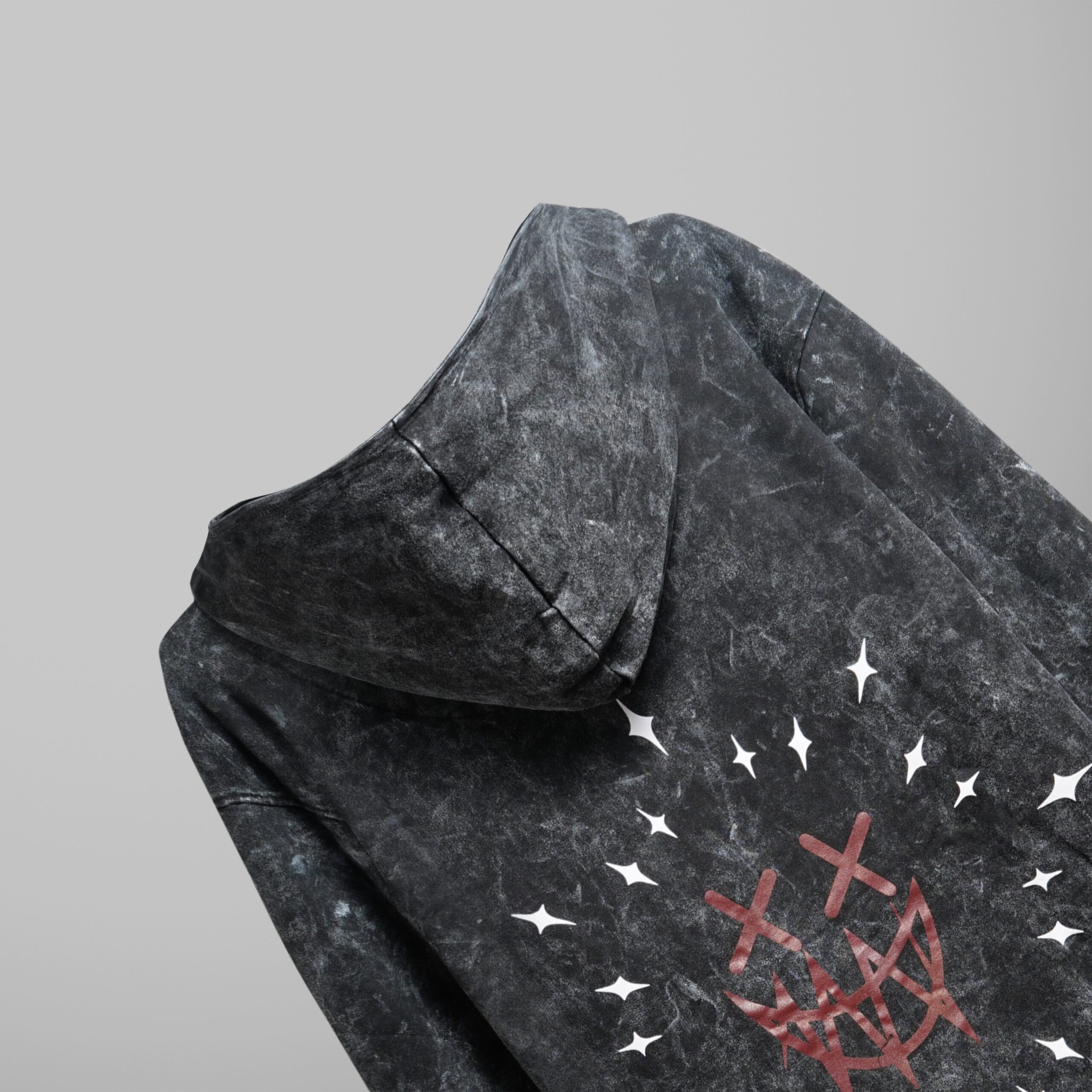 Essentials || acidwash Hoodie - Image 3