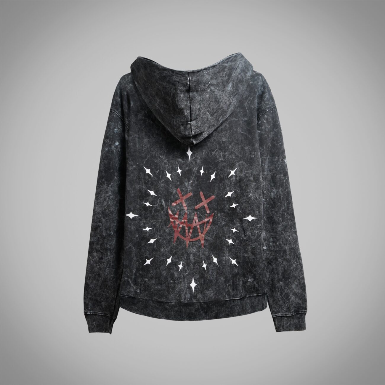 Essentials || acidwash Hoodie - Image 5