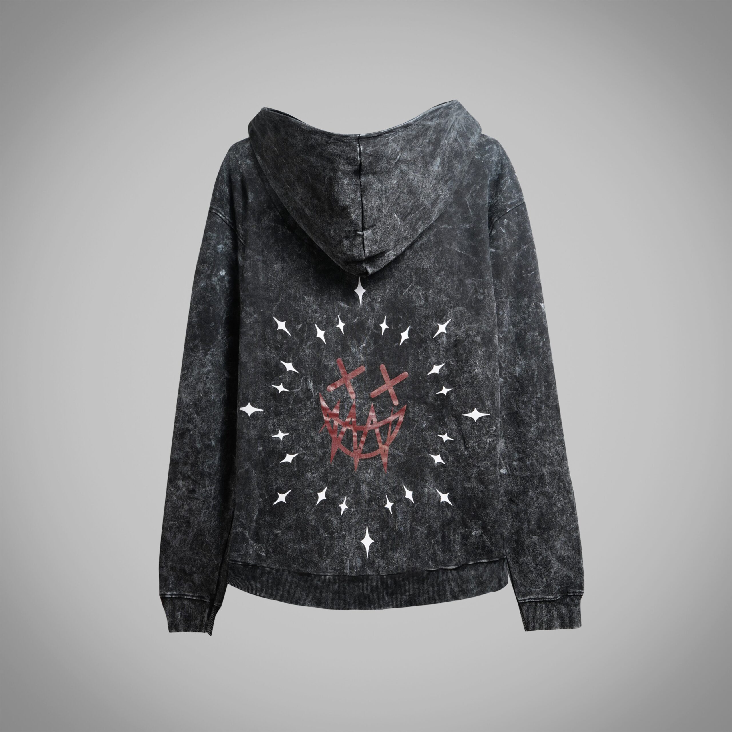 Essentials || acidwash Hoodie - Image 5